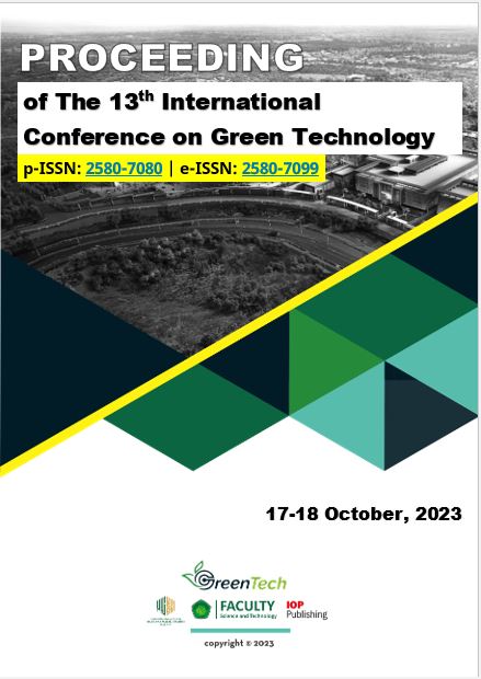 Proceeding International conference on Green Technology (ICGT) 2023